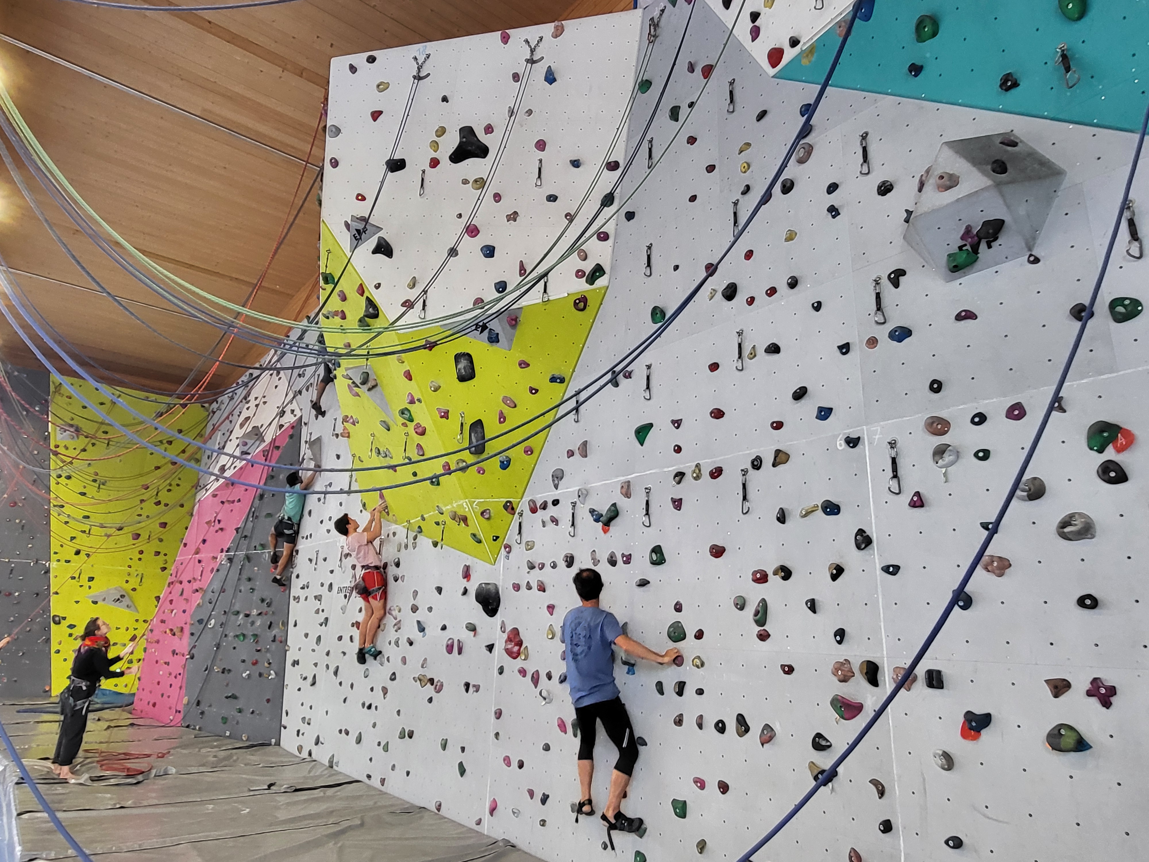 Entraînement d'escalade